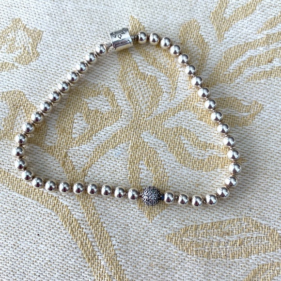 Pandora Jewelry - Authentic Pandora Beads and Pavè Bracelet